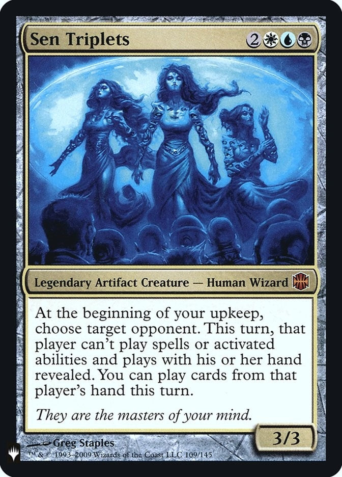 Image for Sen Triplets (109) (The List Reprints) - Magic: The Gathering