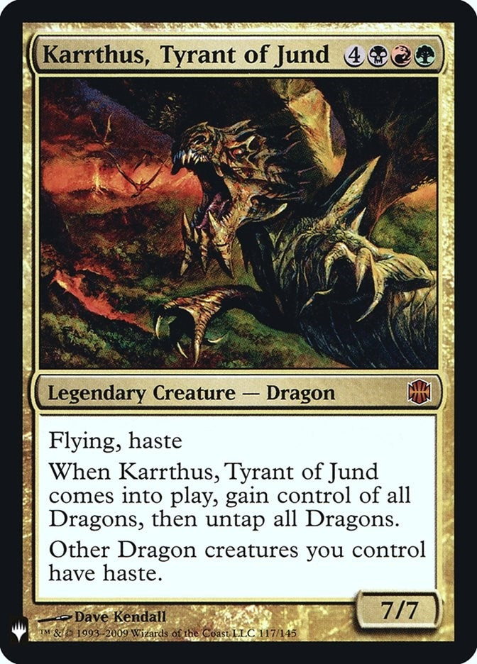 Image for Karrthus, Tyrant of Jund (117) (The List Reprints) - Magic: The Gathering