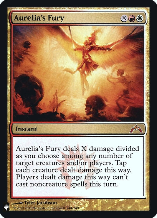 Image for Aurelia's Fury (144) (The List Reprints) - Magic: The Gathering