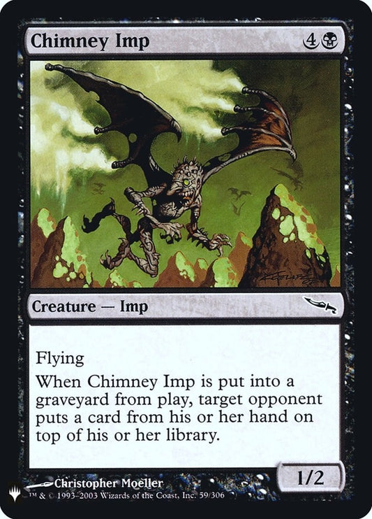 Image for Chimney Imp (59) (The List Reprints) - Magic: The Gathering