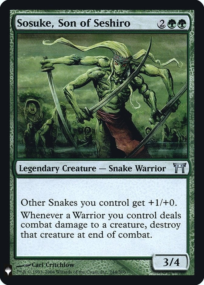 Image for Sosuke, Son of Seshiro (244) (The List Reprints) - Magic: The Gathering