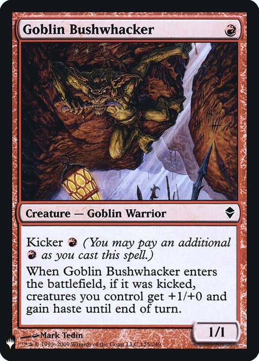 Image for Goblin Bushwhacker (125) (The List Reprints) - Magic: The Gathering