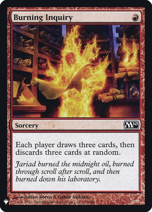 Image for Burning Inquiry (128) (The List Reprints) - Magic: The Gathering