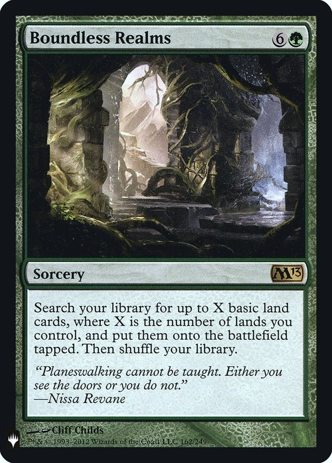 Image for Boundless Realms (162) (The List Reprints) - Magic: The Gathering