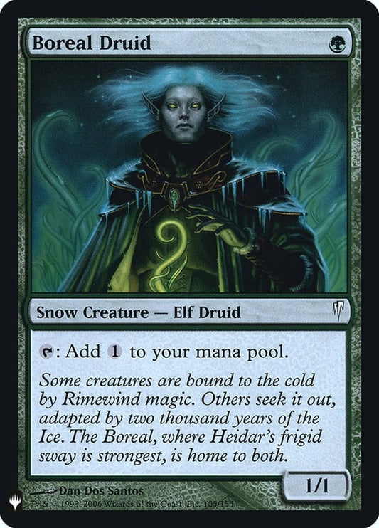 Image for Boreal Druid (105) (The List Reprints) - Magic: The Gathering
