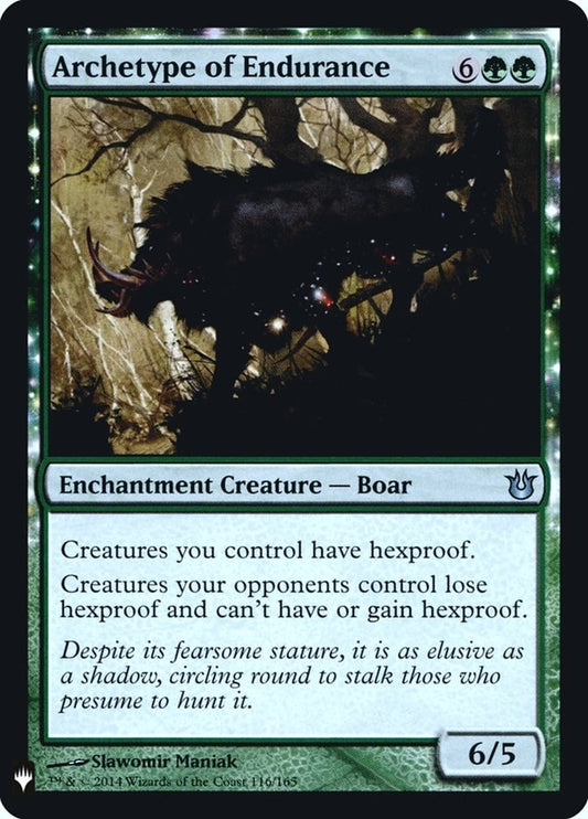 Image for Archetype of Endurance (116) (The List Reprints) - Magic: The Gathering