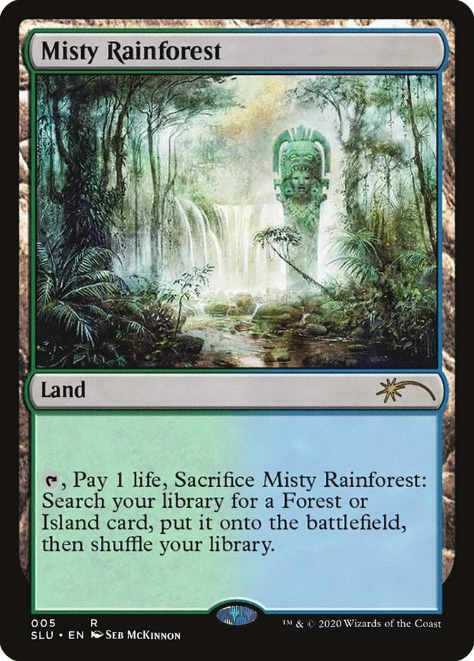 Image for Misty Rainforest (5) (Secret Lair Series) - Magic: The Gathering