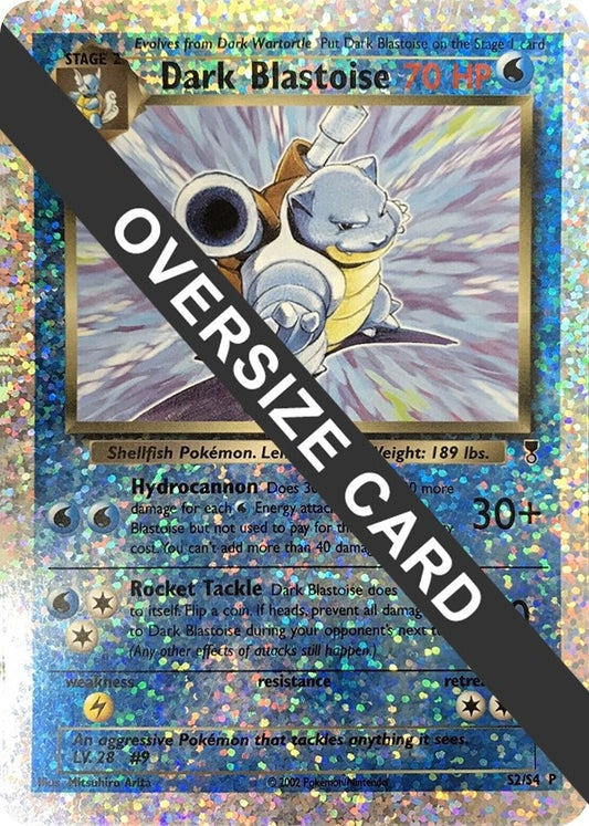 Image for Dark Blastoise - S2/S4 (Box Topper) (S2/S4) (Jumbo Cards) - Pokemon