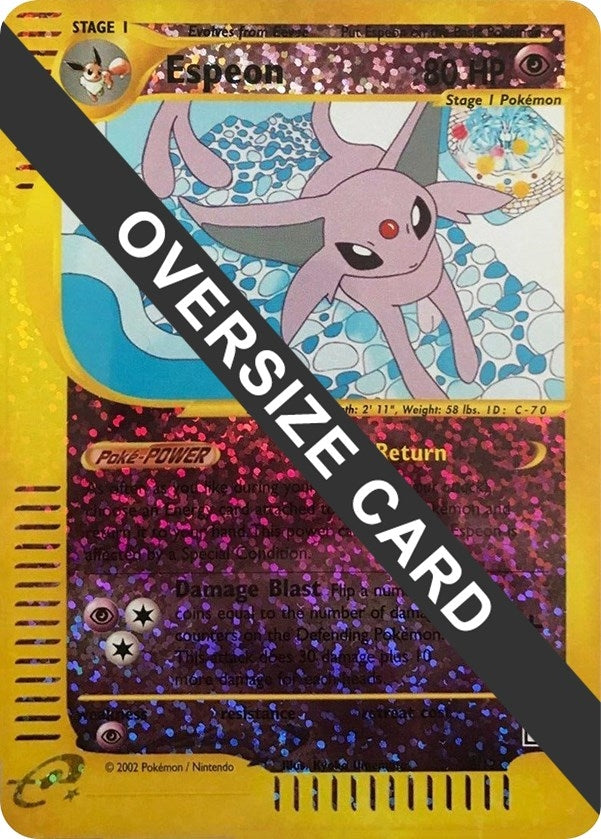 Image for Espeon - 6/12 (Box Topper) (006/012) (Jumbo Cards) - Pokemon