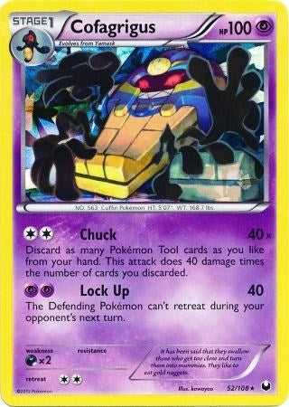Image for Cofagrigus - 52/108 (Cracked Ice Holo) (052/108) (Deck Exclusives) - Pokemon
