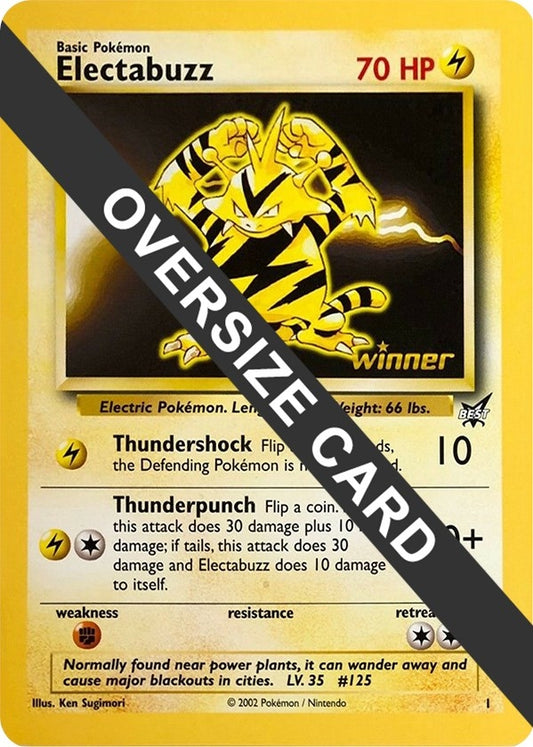Image for Electabuzz - 1 (Best of Game 1 Promo) (001) (Jumbo Cards) - Pokemon