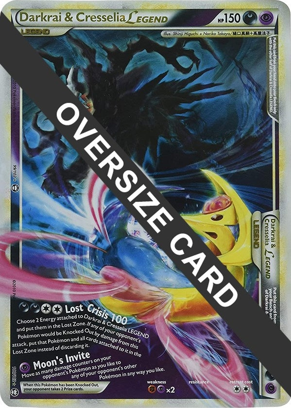 Image for Darkrai & Cresselia Legend - 99/102 & 100/102 (Single Oversized Promo) (099/102 & 100/102) (Jumbo Cards) - Pokemon