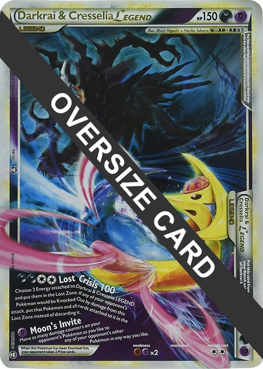 Image for Darkrai & Cresselia Legend - 99/102 & 100/102 (Single Oversized Promo) (099/102 & 100/102) (Jumbo Cards) - Pokemon