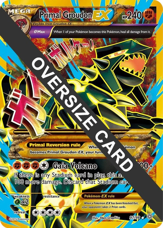 Image for Primal Groudon EX (097/098) (Jumbo Cards) - Pokemon