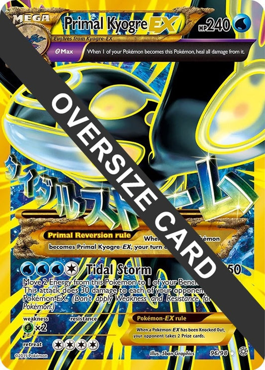 Image for Primal Kyogre EX (096/098) (Jumbo Cards) - Pokemon