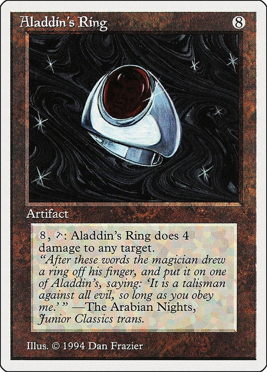 Image for Aladdin's Ring (232) (Summer Magic) - Magic: The Gathering