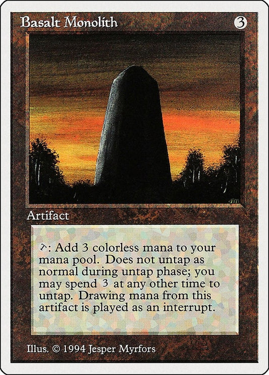 Image for Basalt Monolith (235) (Summer Magic) - Magic: The Gathering