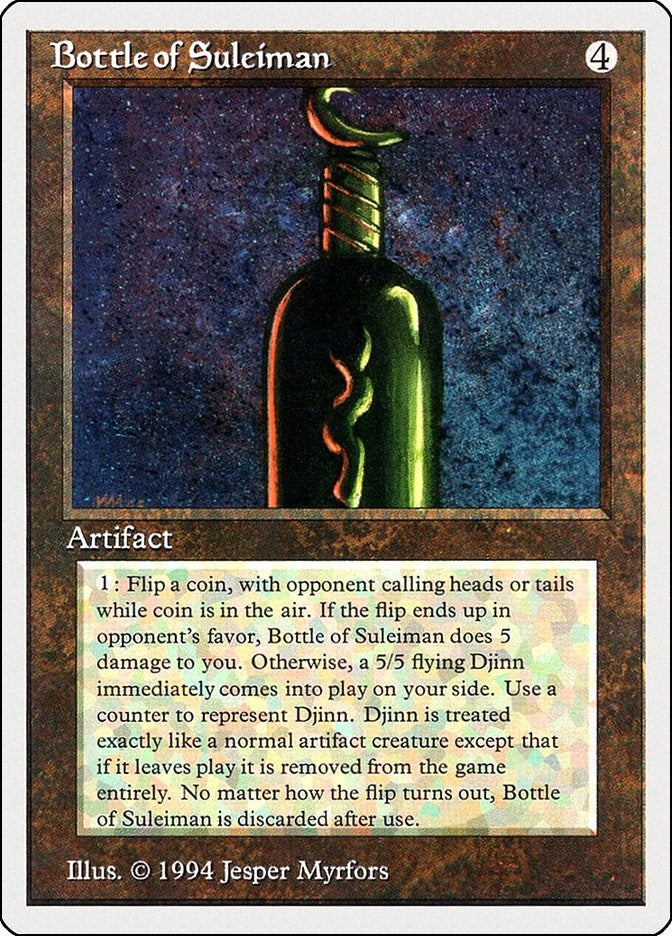 Image for Bottle of Suleiman (237) (Summer Magic) - Magic: The Gathering