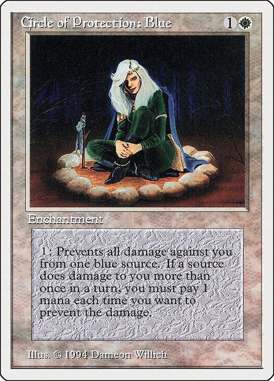 Image for Circle of Protection: Blue (10) (Summer Magic) - Magic: The Gathering