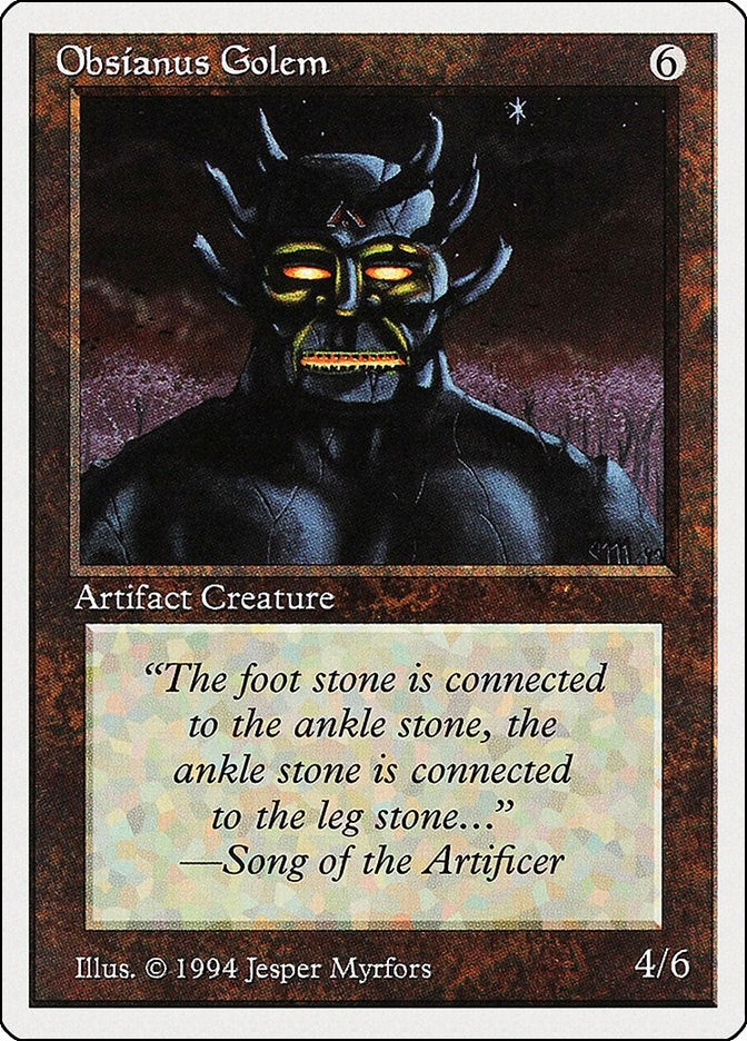 Image for Obsianus Golem (268) (Summer Magic) - Magic: The Gathering