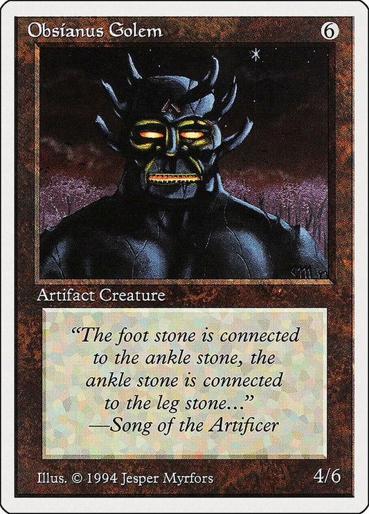 Image for Obsianus Golem (268) (Summer Magic) - Magic: The Gathering