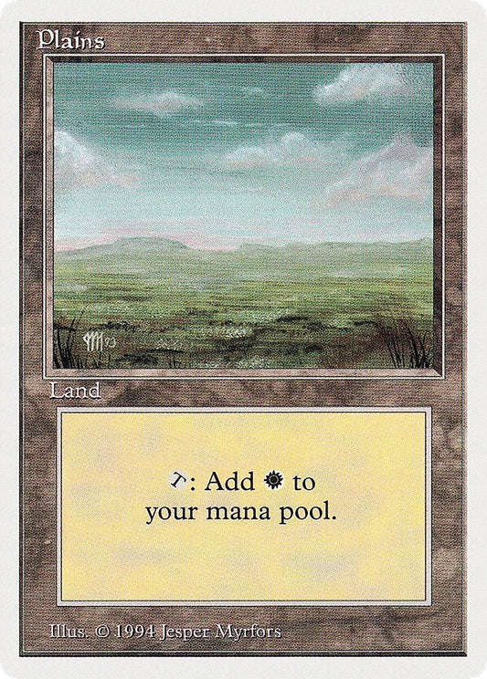 Image for Plains (C) (294) (Summer Magic) - Magic: The Gathering