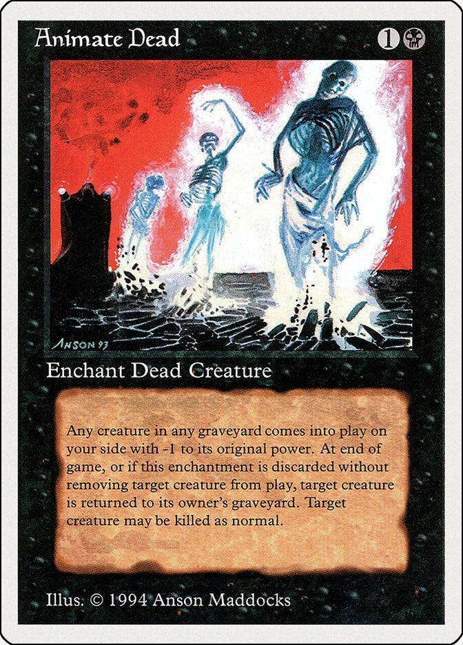 Image for Animate Dead (93) (Summer Magic) - Magic: The Gathering