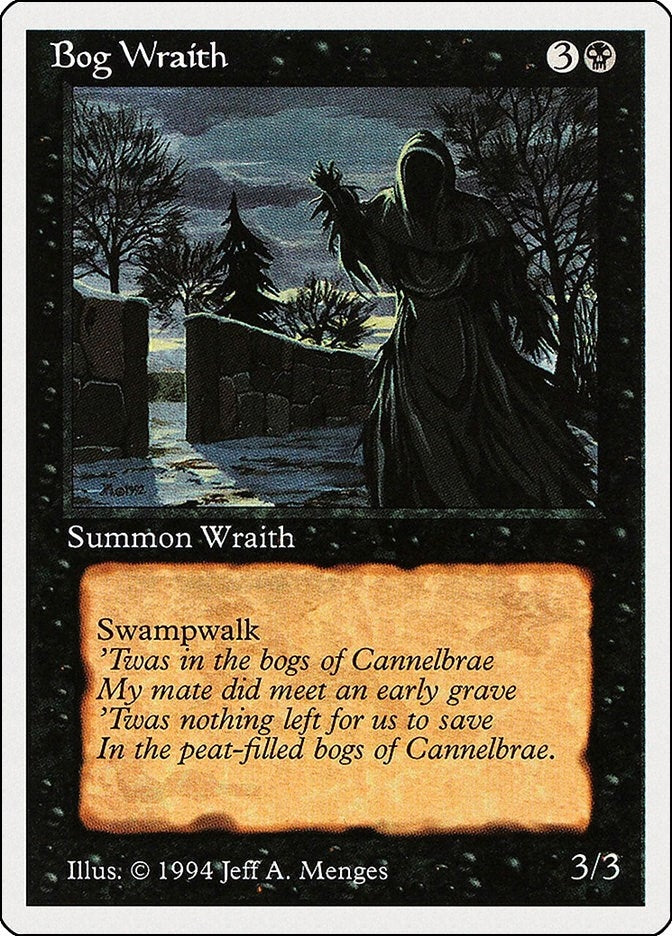 Image for Bog Wraith (96) (Summer Magic) - Magic: The Gathering