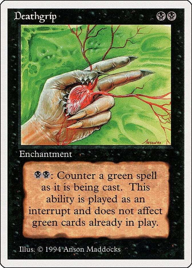 Image for Deathgrip (101) (Summer Magic) - Magic: The Gathering
