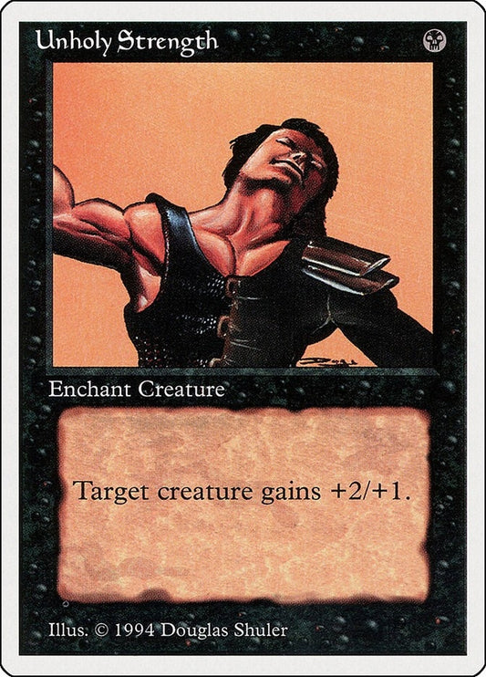 Image for Unholy Strength (133) (Summer Magic) - Magic: The Gathering