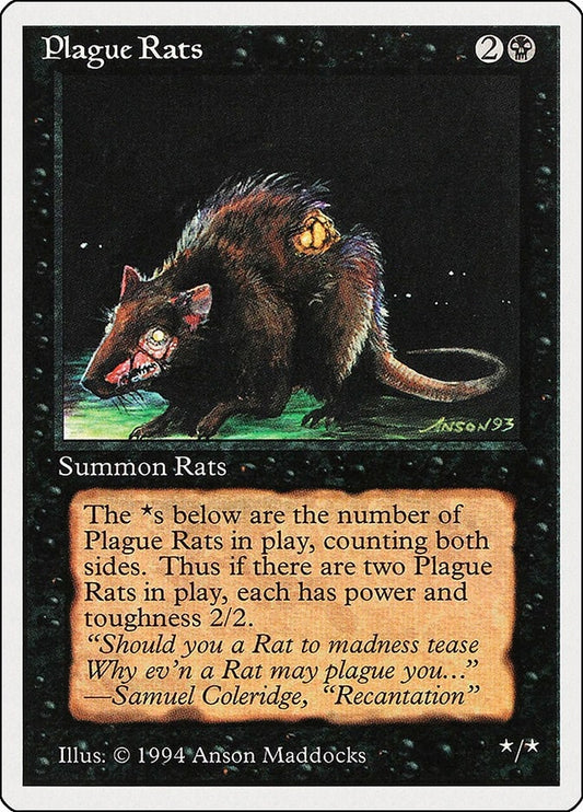 Image for Plague Rats (123) (Summer Magic) - Magic: The Gathering