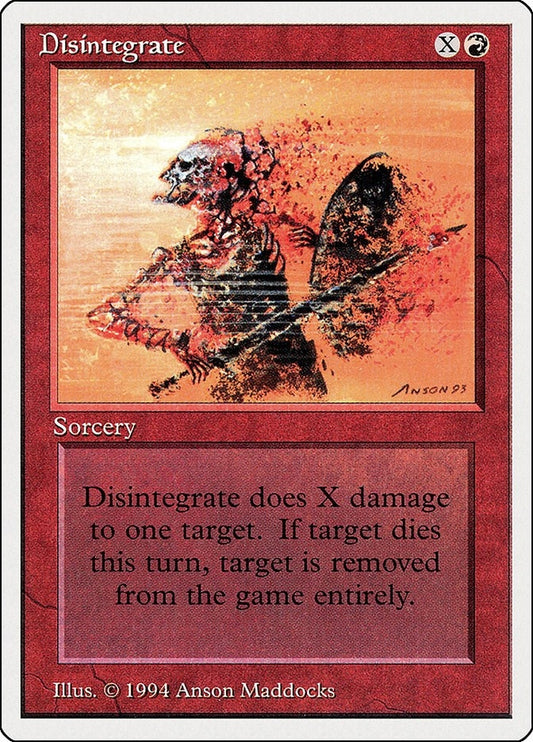 Image for Disintegrate (142) (Summer Magic) - Magic: The Gathering