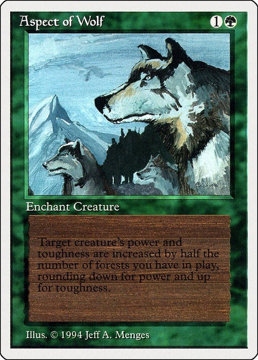Image for Aspect of Wolf (186) (Summer Magic) - Magic: The Gathering