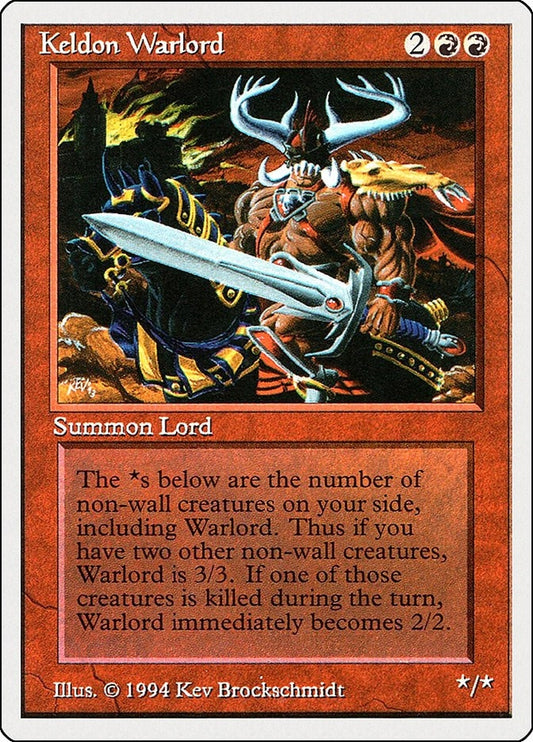 Image for Keldon Warlord (160) (Summer Magic) - Magic: The Gathering