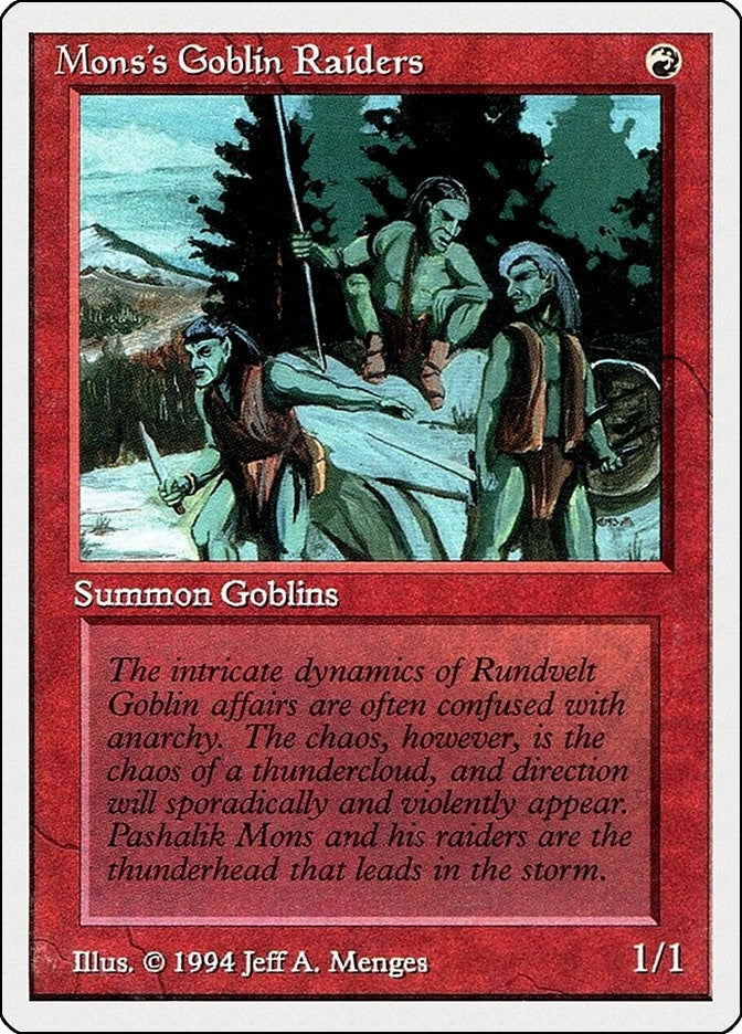 Image for Mons's Goblin Raiders (167) (Summer Magic) - Magic: The Gathering