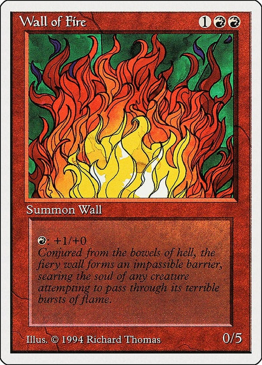 Image for Wall of Fire (183) (Summer Magic) - Magic: The Gathering
