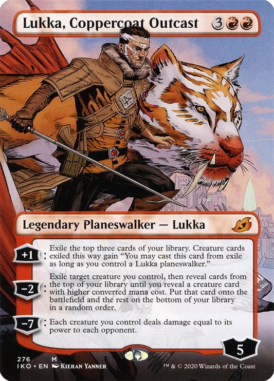 Image for Lukka, Coppercoat Outcast (Borderless) (276) (Ikoria: Lair of Behemoths) - Magic: The Gathering