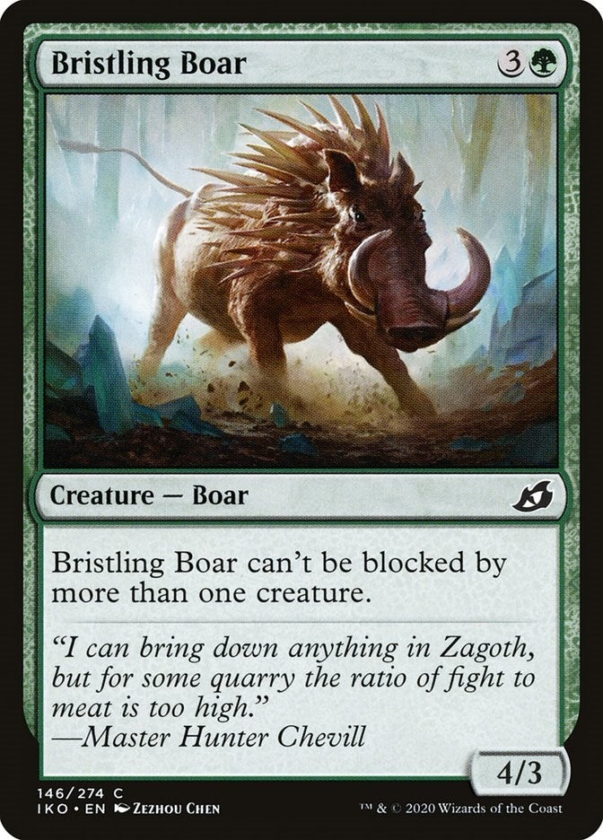 Image for Bristling Boar (146) (Ikoria: Lair of Behemoths) - Magic: The Gathering