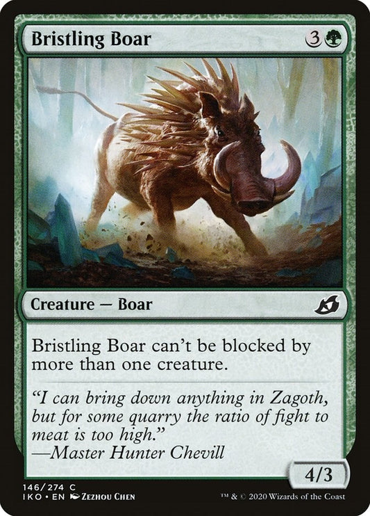 Image for Bristling Boar (146) (Ikoria: Lair of Behemoths) - Magic: The Gathering