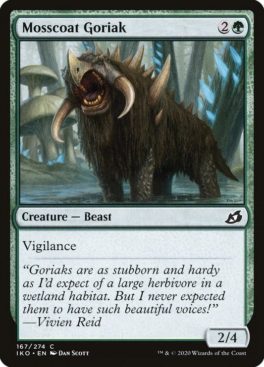 Image for Mosscoat Goriak (167) (Ikoria: Lair of Behemoths) - Magic: The Gathering