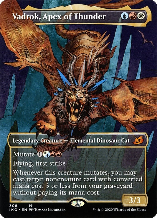 Image for Vadrok, Apex of Thunder (Showcase) (308) (Ikoria: Lair of Behemoths) - Magic: The Gathering