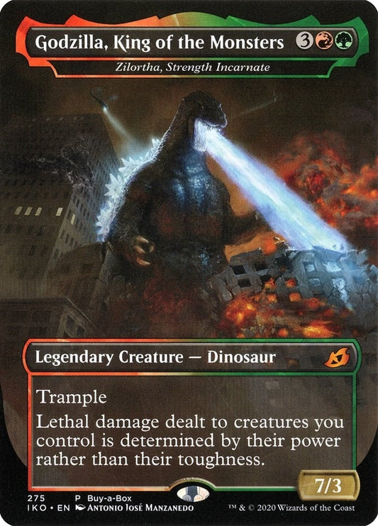 Image for Godzilla, King of the Monsters - Zilortha, Strength Incarnate (275) (Buy-A-Box Promos) - Magic: The Gathering