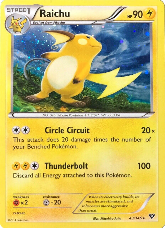 Image for Raichu - 43/146 (Cosmos Holo) (043/146) (Blister Exclusives) - Pokemon