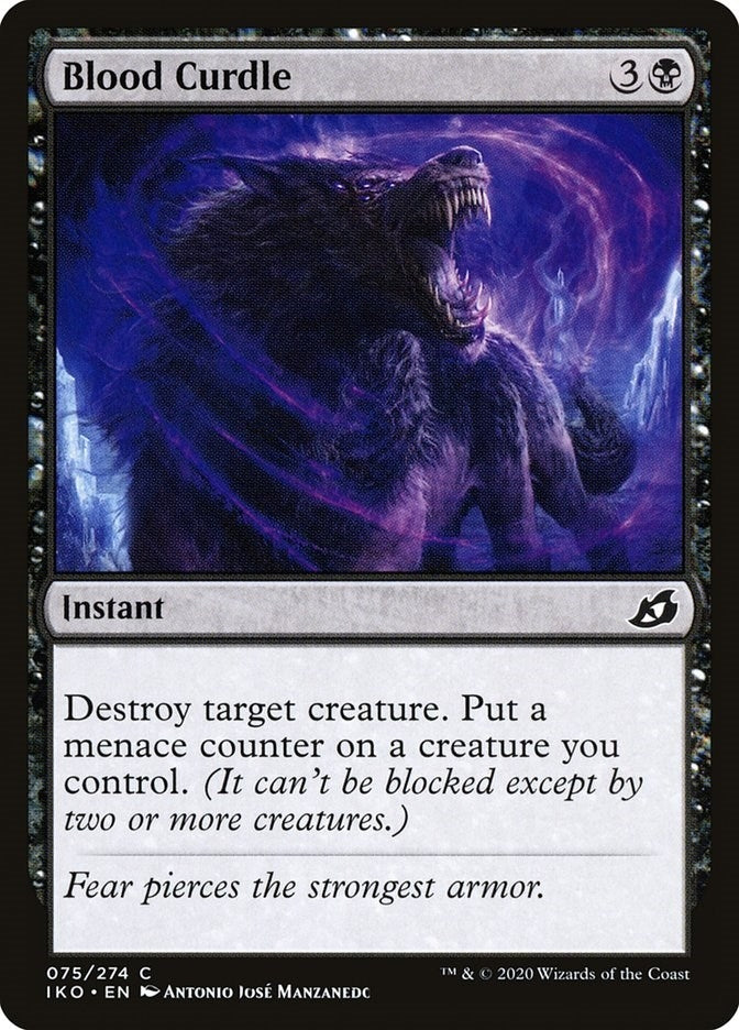 Image for Blood Curdle (75) (Ikoria: Lair of Behemoths) - Magic: The Gathering