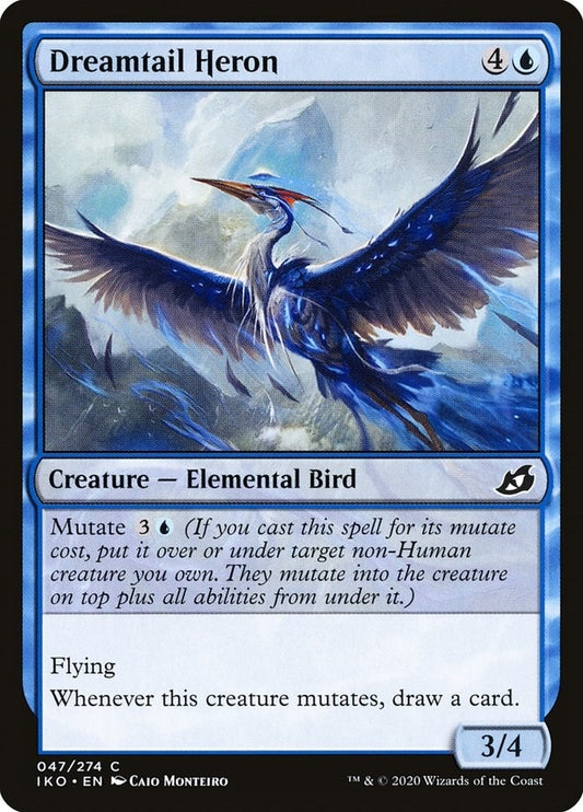 Image for Dreamtail Heron (47) (Ikoria: Lair of Behemoths) - Magic: The Gathering