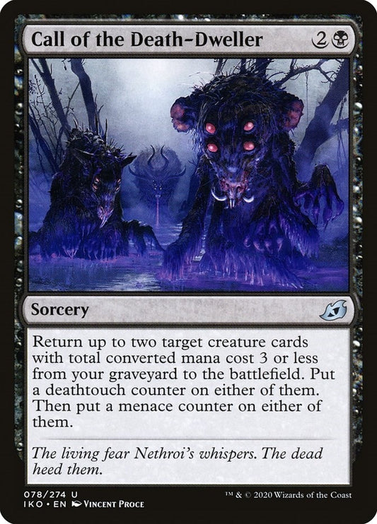 Image for Call of the Death-Dweller (78) (Ikoria: Lair of Behemoths) - Magic: The Gathering