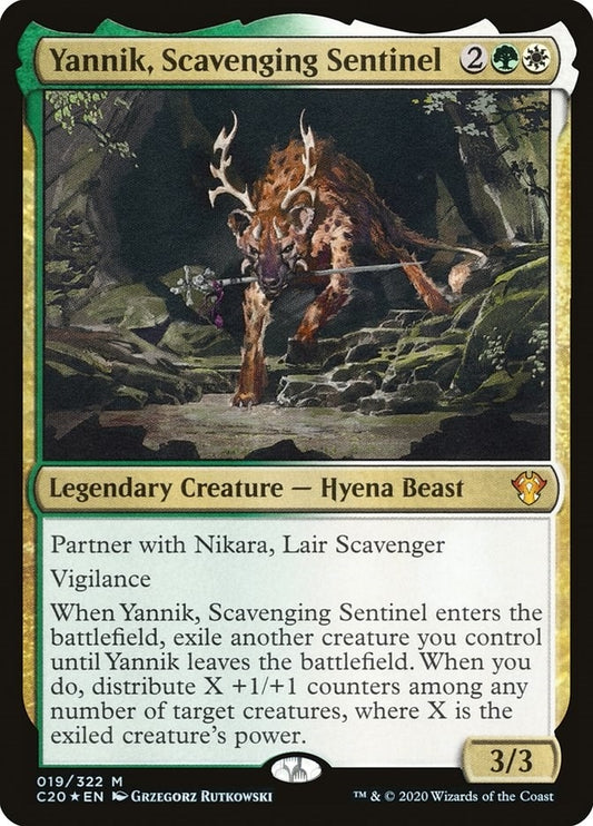 Image for Yannik, Scavenging Sentinel (19) (Commander 2020) - Magic: The Gathering