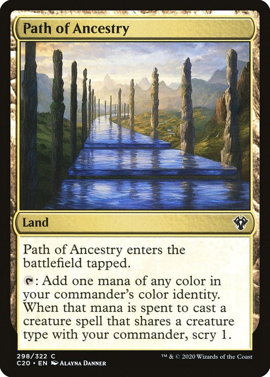 Image for Path of Ancestry (298) (Commander 2020) - Magic: The Gathering