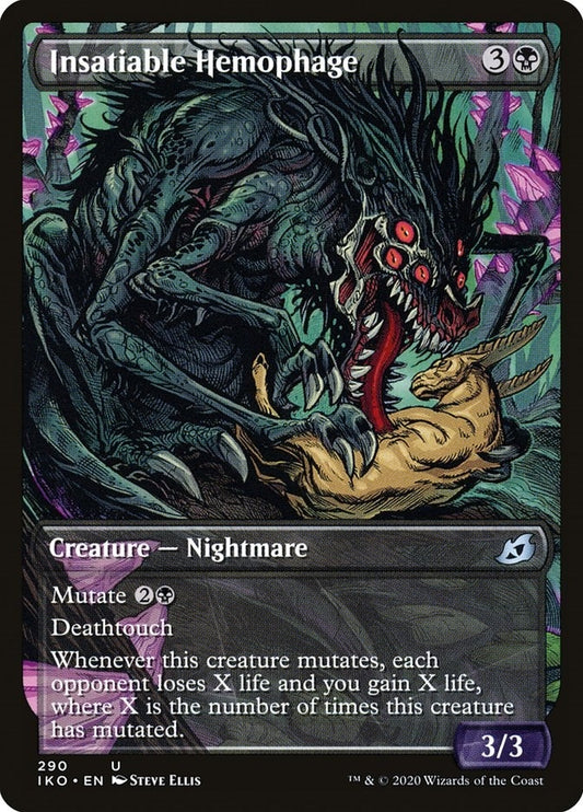 Image for Insatiable Hemophage (Showcase) (290) (Ikoria: Lair of Behemoths) - Magic: The Gathering