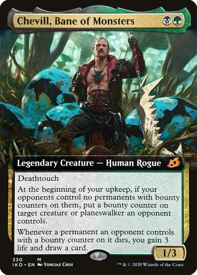 Image for Chevill, Bane of Monsters (Extended Art) (330) (Ikoria: Lair of Behemoths) - Magic: The Gathering